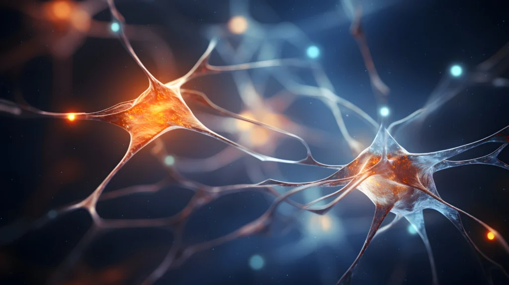 Neuronas que muestran la activación de neurotransmisores, principales causantes de TDAH.