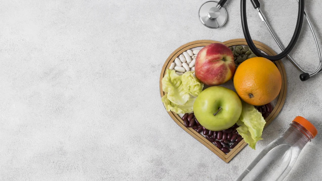 Frutas que representan una alimentación balanceada.